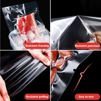 Sac sous vide en nylon transparent de qualité alimentaire, sachet sous vide thermoscellable pour l'emballage des aliments congelés