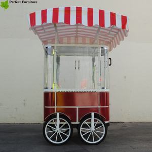 Carretto Mobile per Alimenti in Vendita, Banco Espositivo per <span class=keywords><strong>Snack</strong></span> / Carretto Mobile per Fast Food e Cupcake - Product Image 6