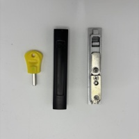 Cerradura Invisible Empotrada para Ventana Corredera con Llave Especial, Seguridad Infantil, Anti-Robo, Cerradura de Aluminio con Rotura Térmica para Ventanas Correderas