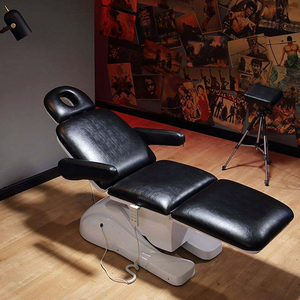 Pabrik harga langsung mendukung Salon kecantikan tukang cukur toko <span class=keywords><strong>Chiropractic</strong></span> peralatan tato Spa wajah meja pijat listrik tempat tidur - Product Image 1