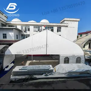 2024 새로운 스타일 야외 농구 코트 스포츠 필드 텐트 tfs 곡선 지붕 단열 텐트