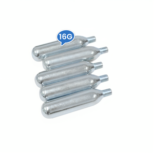 Cartouches filetées <span class=keywords><strong>CO2</strong></span> 16g-33g en acier pour gonflage rapide des pneus de vélo – Recharge rapide du cylindre d'air - Product Image 2