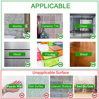 Cinta Adhesiva Transparente de Doble Cara Nano, Impermeable, para Colgar Cuadros, Pósters y Uso General