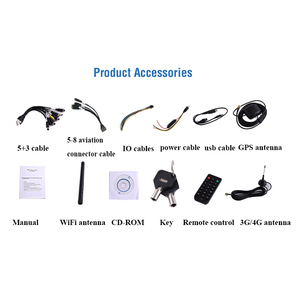 Chuyên nghiệp 4/8 kênh xe di động ai DVR Hệ thống <span class=keywords><strong>Camera</strong></span> Kit H.265 Xe Tải xe buýt cmsv6 CCTV GPS 4 gam Wifi sd thẻ 4CH mdvr - Product Image 4