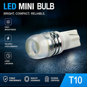 <span class=keywords><strong>Bombilla</strong></span> LED T10 para Interior de Coche, CANBUS Súper Brillante, 5730SMD, 2 Leds, DC12V, 7000-8000K, Aluminio, Universal para Coche - Product Image 1