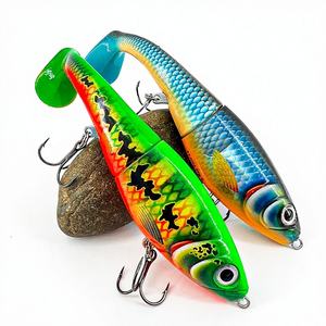 <span class=keywords><strong>Rapala</strong></span> pour Beast Soft Tail Broken Body Bait XRPT14 20cm, leurre de pêche en deux sections, pêche au poisson-chien, pêche en mer, Golden Gun, leurre de pêche - Product Image 1