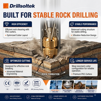 Drillsoltek 2026 – Nouvelle fraise de forage PDC pour puits d'eau, pour le forage de roche, fraise diamantée sans carottage