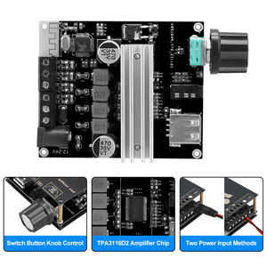 VIRE 50W 50W2.0デュアルチャンネルサブウーファーアンプボードステレオBluetoothデジタルパワーオーディオスピーカーアンプモジュール - Product Image 5