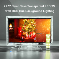 Vtex télévision à boîtier Transparent 22 Pouces, Oem Led Lcd Oled écran panneau Smart Tv 21.5 Pouces télévision transparente