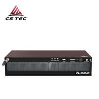 Laser fibre CW monomode CS Tec 3 kW refroidi par air pour la découpe à distance, découpe d'arbres