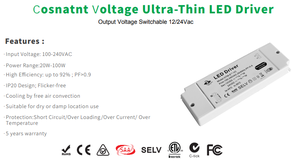 Trasformatore <span class=keywords><strong>LED</strong></span> a Tensione Costante 20W 30W 40W 50W 60W 80W 96W 100W, <span class=keywords><strong>Driver</strong></span> <span class=keywords><strong>LED</strong></span> 12V 24V Alimentatore <span class=keywords><strong>LED</strong></span> per Strisce <span class=keywords><strong>LED</strong></span> - Product Image 4