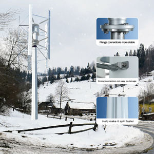 Generatore elettrico a basso rumore 3kw 50kw 30kw 20kw 10kw 5kw verticale mulino a vento turbina per la casa - Product Image 2