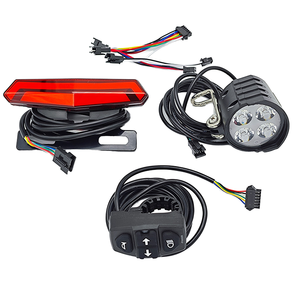 <span class=keywords><strong>Kit</strong></span> de pièces universelles <span class=keywords><strong>pour</strong></span> vélo électrique, interrupteur intégré, moteur sans balais, compatible avec phare LED et feu arrière <span class=keywords><strong>en</strong></span> nylon 600D, gauche et droite - Product Image 1