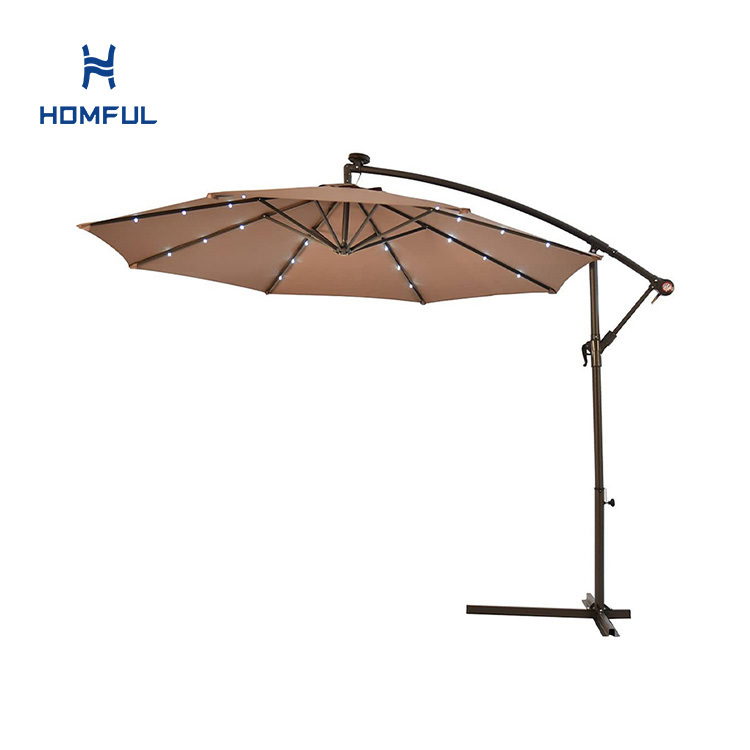 HOMFUL Garden Large Luxury Parasol Umbrella