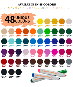 Khy không độc hại vải màu vàng đánh dấu thiết lập của Có thể giặt xóa được nghệ thuật đánh dấu cho trẻ em nhựa cho bản vẽ - Product Image 2