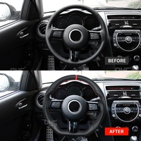 Kustom Pabrik roda kemudi kulit penuh untuk Mazda Rx8 Rx 8 Rx-8 mobil sport 2008 2010 2009