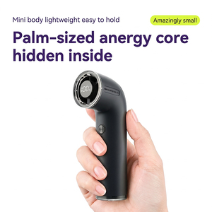 Handheld Pocket Portable <b>Mini</b> High Speed Digital Display <b>USB</b> Turbo <b>Fan</b> Bladeless Wearable Silent Private Mold Wholesale - Product Image 1