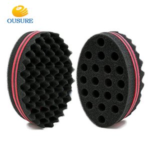 Escova mágica de cabelo, alta qualidade, dupla face, pirâmide afro, onda de bobina, torção, esponja, escova de cabelo - Product Image 2