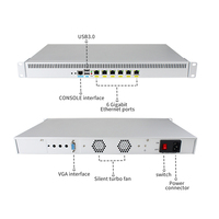 1u Silver Rack Mount Computer Chassis 11th Gen Core I3 1115g4 11th Gen I5 12450h 12th I7 1165g7 13620H 13th 6 Port LAN Firewall