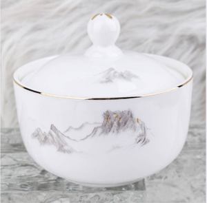 Ensemble de tasses et soucoupes à thé personnalisées avec bordure dorée de luxe, ensembles de tasses en porcelaine fine pour café et thé, tasse à cappuccino en céramique, tasse à thé anglaise - Product Image 1