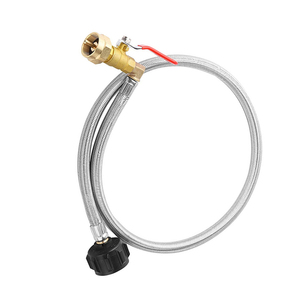 1 LB ON-OFF Control Valve QCC/Type1 Inlet Smooth Surface <strong>Propane</strong> <strong>Refill</strong> <strong>Adapter</strong> Gas Tank Grill <strong>Adapter</strong> Extension Pipe Fittings - Product Image 3