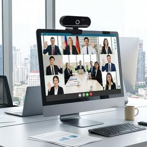 Cámara Web USB HD 1080P con Ajuste de 360 Grados, Micrófono Integrado, Cámara de Videoconferencia CMOS 1080P para PC y Laptop - Product Image 6