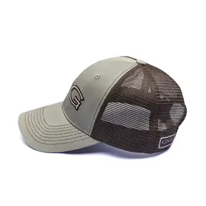 Guangdong factory high profile trucker mesh hat summer mesh cap Gameguard outdoor hat 3D embroidery customized logo OEM ODM