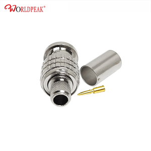 Nhà Máy <span class=keywords><strong>BNC</strong></span> nén kết nối cho RG6 RG59 cáp đồng trục <span class=keywords><strong>BNC</strong></span> Nam uốn 12g-sdi cho CCTV HD-SDI 1694a 6g-sdi 4K UHD máy ảnh - Product Image 4