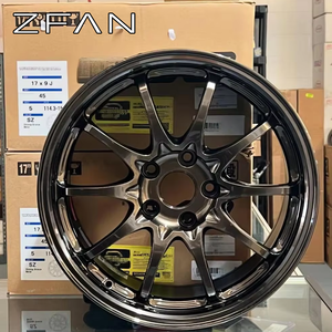<span class=keywords><strong>Jantes</strong></span> ZFAN à rayons profonds 5 trous 5x112/114.3/120/127 Monobloc en alliage d'aluminium forgé noir <span class=keywords><strong>pour</strong></span> voitures <span class=keywords><strong>de</strong></span> course CE28 - Product Image 1
