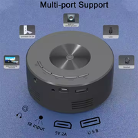 Mini Proyector LED Móvil YT200 para Uso Doméstico, Proyector Remoto con Sistema IOS y Android, Proyector con Función de Duplicación de Pantalla Inalámbrica