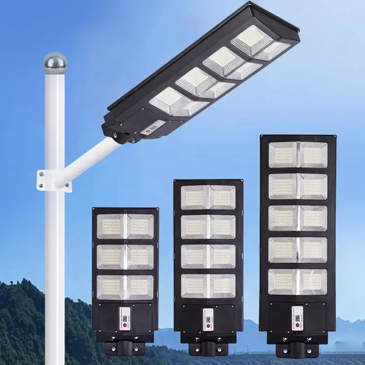 AORUITAI Großhandel Straßen laterne 200w 400w 600w Outdoor IP65 Wasserdicht All In One LED Solar Power Straßen laterne