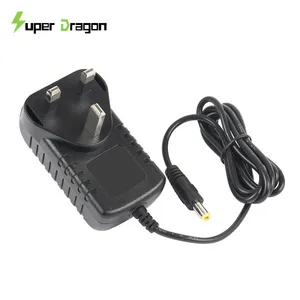 SuperDragon AC100-240V to 12V 2A 24W Wall Mount Power Supplies Adapter with 5.5x2.1mm DC Cable for LED Strip