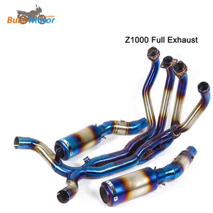 <span class=keywords><strong>Ligne</strong></span> complète pour Kawasaki <span class=keywords><strong>Z1000</strong></span> système d'échappement 2010-2021 Z1000SX Ninja 1000 embases de tuyau de descente en acier inoxydable lien mi tuyau - Product Image 5