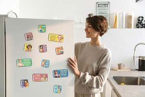 36 Aimants Magnétiques Amusants en Résine Écologique Forme Art Déco pour Femmes - Aimants Rétro pour Réfrigérateur, Décoration de Bureau, Cadeaux - Product Image 2