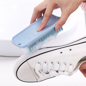 Laundry <b>Brush</b> Nylon Soft Bristle Household Cleaning <b>Brush</b> For Clothes Shoes Floor Multi Functional Cleaning Tool - Product Image 3