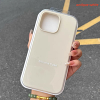 Coque antichoc en silicone liquide premium avec doublure en microfibre pour iPhone 17 16 15 14 13 12 11 Pro Max – Housse de protection antichoc