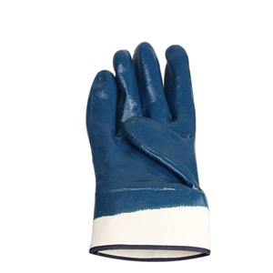 工業用青ニトリルゴムコーティング作業安全手袋男性用 - Product Image 2