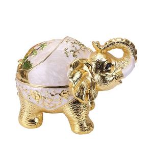 Cenicero de Metal Personalizable de Lujo Moderno con Diseño de <span class=keywords><strong>Elefante</strong></span> de Viaje de Tailandia, Resistente al Viento, Accesorios para Fumar, Decoración de Escritorio - Product Image 1