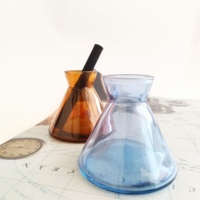 Diffuseur de parfum en gros à bâtonnets, diffuseur d'huiles essentielles naturelles en verre pour galerie haut de gamme