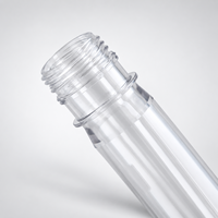 Pasokan Pabrik Preform PET Ulir Pendek & Ulir Panjang 55mm Berbagai Berat Gram Warna Kustom Preform Botol PET