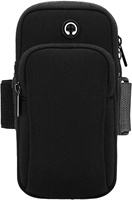 Armtasche mit großem Fassungsvermögen, Reißverschluss, Kopfhörerloch, universelle Armtasche für Mobiltelefone zum Laufen und für Outdoor-Sportarten
