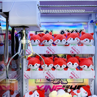 Machine à griffes à monnayeur Naughty Dog avec accepteur de billets, garantie 1 an, en anglais, pour enfants de 6 ans et plus, jeu cadeau