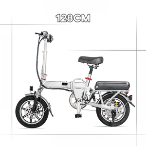 FANCY 128CM bicicletta elettrica pieghevole Custom Logo a forma di <span class=keywords><strong>Z</strong></span> corpo donna bicicletta elettrica con porta cellulare - Product Image 3