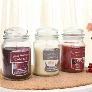 Vela Aromática de Cera de Soya de 500g en Frasco <span class=keywords><strong>Yankee</strong></span> Moderno Grande para Acción de Gracias y Navidad, Libre de Humo, Ecológica y No Tóxica - Product Image 5