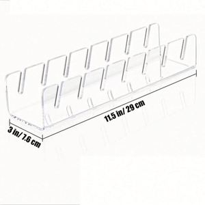 7 Holes Durable Clear Acrylic Baseball Cap Display Rack Multi-function Clothing Organizer <b>Hat</b> Holder Wardrobe Storage Modern - Product Image 4