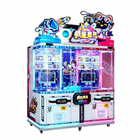 Funspace Prix usine Machine de jeu d'arcade à monnayeur pour un ou deux joueurs, jeu de pousser les billes pour gagner des prix
