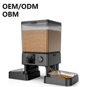 Otomatik Kedi Köpek Mama Kabı 5L Paslanmaz Çelik Plastik Şarjlı Modern Tasarım LCD Ekranlı Zaman Ayarlı Mama Dağıtıcı (Kuru Mama İçin) - Product Image 1