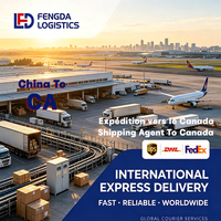Agent d'expédition express expérimenté reliant la Chine et le Canada, avec un service de réservation efficace et une garantie d'espace fiable.