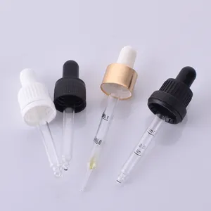 Transparent 30ml glass droppers bottle pipettes 100 ml calibration customized for oil bottle package