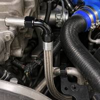 Tuyau en caoutchouc tressé 304SS à double tressage avec doublure CPE, raccords sertis, pour systèmes de carburant, vente chaude directe usine